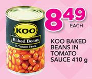 Koo Baked Beans In Tomato Sauce-410g