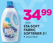 Sta-Soft Fabric Softener Assorted-2Ltr