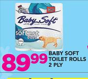 Baby Soft Toilet Rolls 2Ply