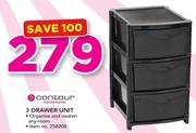 Contour 3 Drawer Unit
