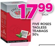 Five Roses Tagless Teabags-50's