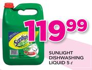 Sunlight Dishwashing Liquid-5Ltr