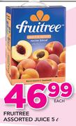 Fruitree Assorted Juice-5Ltr