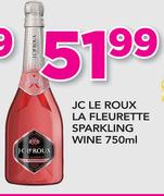 JC LE Roux La Fleurette Sparkling Wine-750ml