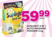 Sunlight 2 In 1 Auto Washing Powder-3Kg