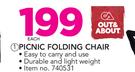 Out & About Picnic Folding Chair-Each