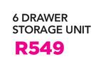 Addis 6 Drawer Storage Unit