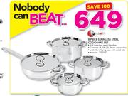Tissolli 8 Piece Stainless Steel Cookware Set-Per Set