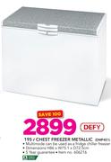 Defy 195Ltr Chest Freezer Metallic DMF451