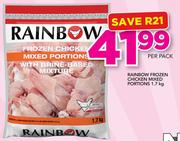 Rainbow Frozen Chicken Mixed Portions-1.7Kg