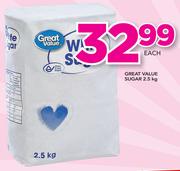 Great value Sugar-2.5Kg