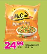 McCain Mixed Veg-1Kg Each