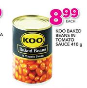 Koo Baked Beans In Tomato sauce-410g