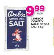 Creebos Iodated table Or Sea Salt-1Kg