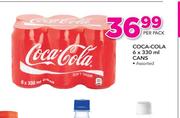 Coca Cola Cans-6 x 330ml