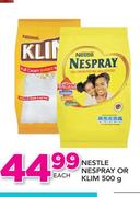 Nestle Nespray Or Klim-500g Each
