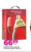 Robertsons Slimline Natural Sweet Rose-3Ltr