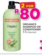 Organics Shampoo Or Conditioner-2x1Ltr