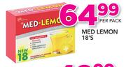 Med Lemon-18's Per Pack