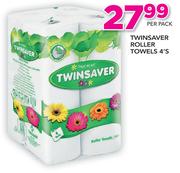 Twinsaver Roller Towels-4's Per Pack