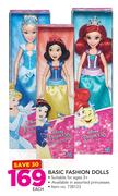 Disney Basic Fashion Dolls-Each