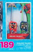 Marvel Spiderman Walkie Talkie-Each