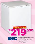 KIC 210Ltr Chest Freezer KCG 210 1