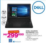 Dell Intel Celeron Notebook 3552