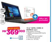 Dell 15.6" Intel Core i3 Bundle 3567 With Plus Office 365 Pre Loaded