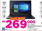 Lenovo 15.6" Intel Celeron Notebook IDEAPAD 110