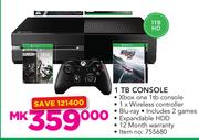 Xbox One 1TB Console Includes 2 Games
