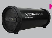 Volkano Mini Bazooka Bluetooth Speaker Black VK-30001-S11