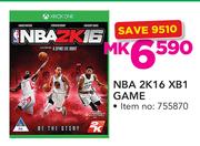 Xbox One NBA 2K16 XB1 Game