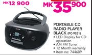 Sinotec Portable CD Radio Player Black PC-9261