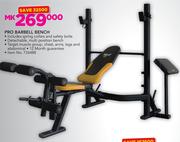Everlast Pro Barbell Bench