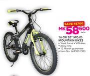 Totem 16 Or 20" Mojo Mountain Bikes-Each