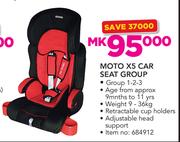 Safeway Moto X5 Car Seat Group