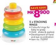 Babygro 5 x Stacking Rings