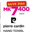 Pierre Cardin Hand Towel-Each