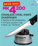 Shogun Stainless Steel Knife Sharpener