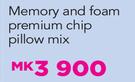 Memre Memory And Foam Premium Chip Pillow Mix-Each