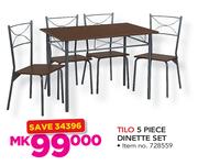 Tilo 5 Piece Dinette Set