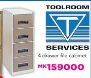 Toolroom 4 Drawer File Cabinet