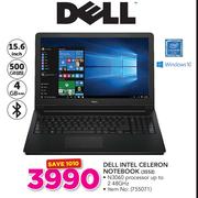 Dell 15.6" Intel Celeron Notebook 3552