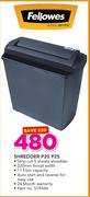 Fellowes Shredder P20 P25