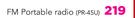 Sinotec FM Portable Radio PR-45U
