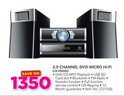 JVC 2.0 Channel DVD Micro HiFi UX-DN500
