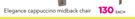 Gold Sun Elegance Cappuccino Midback Chair-Each