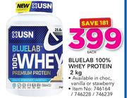 USN Bluelab 100% Whey Protein-2Kg Each