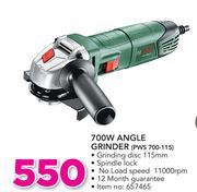 Bosch 700W Angle Grinder PWS 700-115
